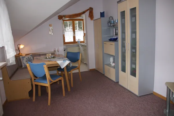 Kitchen with dining area Apartment Dachstein